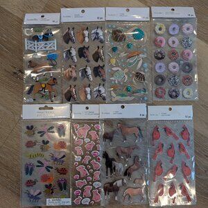 Lot of 8 Sticker Sheets